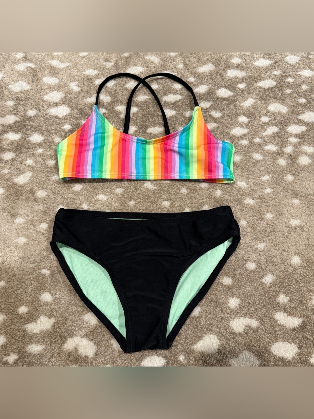 Girls Bundle (4) art class/cat & jack Bikini Sets for summer. Size 8 - Picture 13 of 16